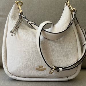Coach White Hobo Bag